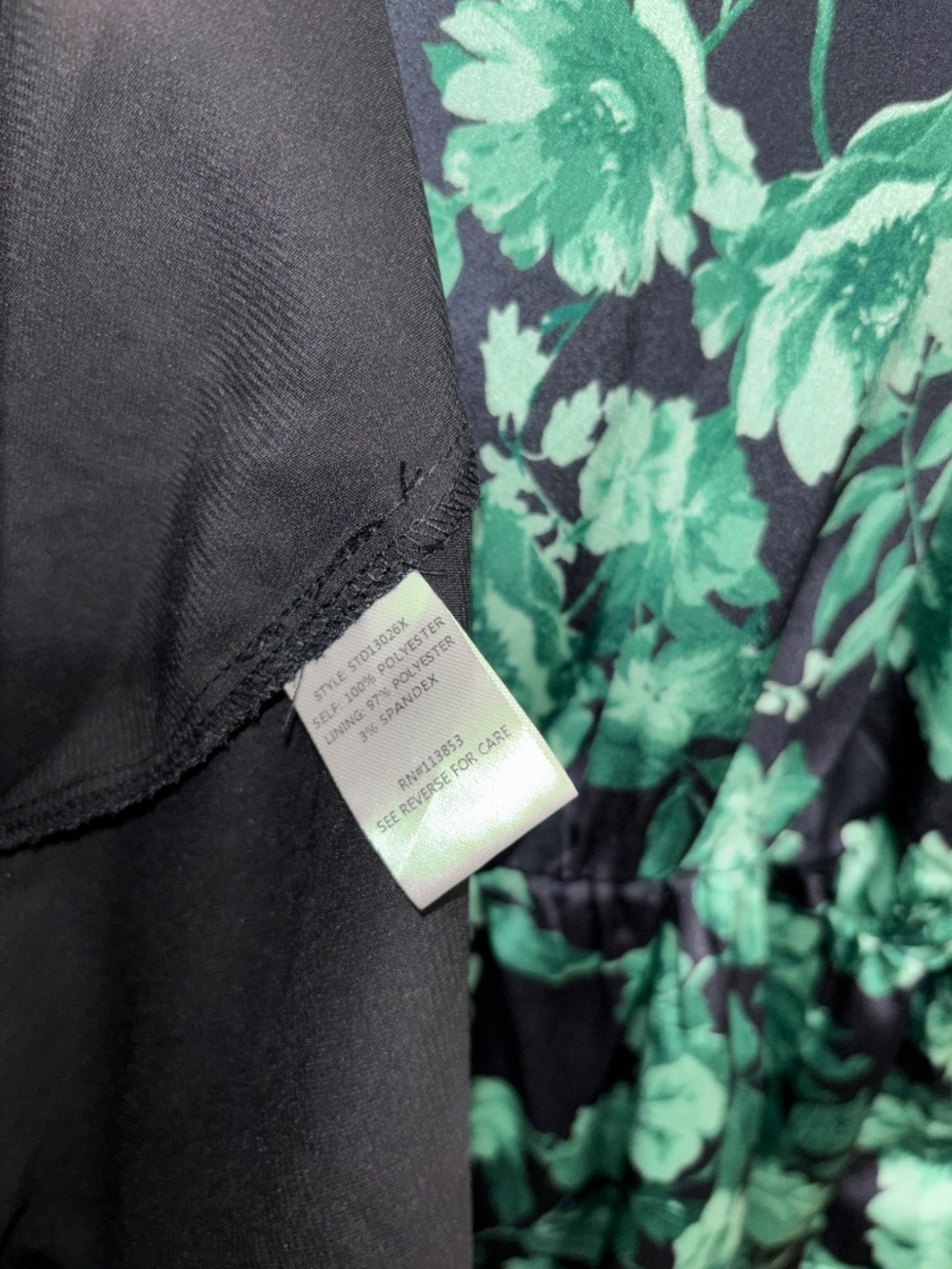 Sugarlips mini dress 3x Navy and Green - Picture 9 of 11